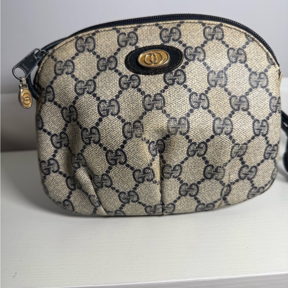 Gucci Beige and Blue  Patterned Crossbody Bag - Picture 2 of 11